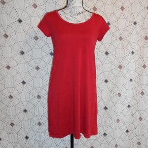 EUC Mossimo Red T-Shirt Dress M